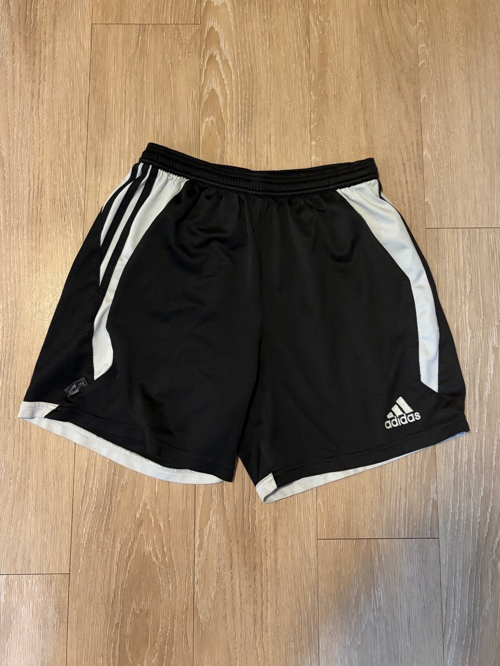 Adidas Black Athletic Shorts w/ White Accents